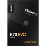 SAMSUNG 870 EVO 2.5" 250 GB Serial ATA III V-NAND, Unidad de estado sólido 250 GB, 2.5", 560 MB/s, 6 Gbit/s