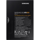 Samsung 870 EVO 250 GB 2.5" Serial ATA III V-NAND MLC, Unidad de estado sólido 250 GB, 2.5", 560 MB/s, 6 Gbit/s