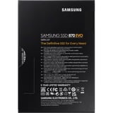 Samsung 870 EVO 250 GB 2.5" Serial ATA III V-NAND, Unidad de estado sólido 250 GB, 2.5", 560 MB/s, 6 Gbit/s
