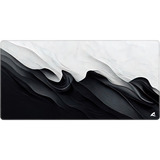 Sharkoon SKILLER SGP40 D12, Almohadilla de ratón para juegos negro/blanco