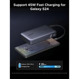 UGREEN Nexode Power Bank 20000mAh 67W con cable USB-C, Banco de potencia gris/Negro