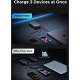 UGREEN Nexode Power Bank 20000mAh 67W con cable USB-C, Banco de potencia gris/Negro