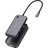 Verbatim 32146 adaptador de pantalla inalámbrico USB Full HD Escritorio, Estación de acoplamiento negro, Escritorio, USB, Wi-Fi, 802.11a, 802.11b, 802.11g, Wi-Fi 4 (802.11n), Wi-Fi 5 (802.11ac), USB 3.2 Gen 1 (3.1 Gen 1), USB tipo A, USB Tipo C