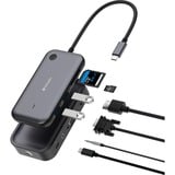 Verbatim 32146 adaptador de pantalla inalámbrico USB Full HD Escritorio, Estación de acoplamiento negro, Escritorio, USB, Wi-Fi, 802.11a, 802.11b, 802.11g, Wi-Fi 4 (802.11n), Wi-Fi 5 (802.11ac), USB 3.2 Gen 1 (3.1 Gen 1), USB tipo A, USB Tipo C