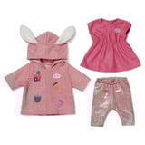 ZAPF Creation BABY born® Conjunto de abrigo con vestido 43cm, Accesorios para muñecas 