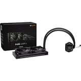 be quiet! PURE LOOP 3 Procesador Sistema de refrigeración líquida todo en uno 12 cm Negro 1 pieza(s), Refrigeración por agua negro, Sistema de refrigeración líquida todo en uno, 12 cm, 101,2 m³/h, Negro