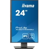 iiyama ProLite XUB2495WSU-B7 pantalla para PC 61,2 cm (24.1") 1920 x 1200 Pixeles 4K Ultra HD LED Negro, Monitor LED negro (mate), 61,2 cm (24.1"), 1920 x 1200 Pixeles, 4K Ultra HD, LED, 4 ms, Negro