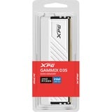 ADATA GAMMIX D35 módulo de memoria 16 GB 1 x 16 GB DDR4 288-pin DIMM, Memoria RAM blanco, 16 GB, 1 x 16 GB, DDR4, 3200 MHz, 288-pin DIMM