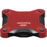 ADATA SD620 2 TB Micro-USB B 3.2 Gen 2 (3.1 Gen 2) Negro, Rojo, Unidad de estado sólido rojo, 2 TB, Micro-USB B, 3.2 Gen 2 (3.1 Gen 2), 520 MB/s, 10 Gbit/s, Negro, Rojo