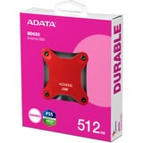 ADATA SD620-512GCRD, Unidad de estado sólido rojo