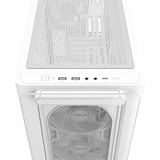 ASUS A23 PLUS TG ARGB WHITE Blanco, Cajas de torre blanco, PC, Blanco, micro ATX, Mini-ITX, Multi, 16,5 cm, 38 cm