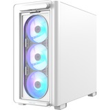 ASUS A23 PLUS TG ARGB WHITE Micro Torre Blanco, Cajas de torre blanco, Micro Torre, PC, Blanco, micro ATX, Mini-ITX, Juego, Multi
