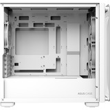 ASUS A23 PLUS TG ARGB WHITE Micro Torre Blanco, Cajas de torre blanco, Micro Torre, PC, Blanco, micro ATX, Mini-ITX, Juego, Multi