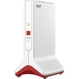 AVM FRITZ!Repeater 6000 router inalámbrico Ethernet Tribanda (2,4 GHz/5 GHz/5 GHz) Rojo, Blanco, Repetidor Wi-Fi 6 (802.11ax), Tribanda (2,4 GHz/5 GHz/5 GHz), Ethernet, Rojo, Blanco, Enrutador portátil