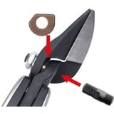 BESSEY ERDI Ideal-Schere D39ASS, Tijeras de chapa negro/Rojo