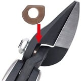 BESSEY ERDI Ideal-Schere D39ASS, Tijeras de chapa negro/Rojo