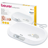 Beurer BY 90 Báscula para bebés con superficie de pesaje curvada blanco