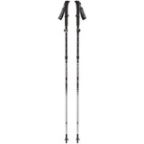 Black Diamond Distance FLZ bastón de trekking Unisex Plegable, Aparato para fitness plateado/Negro, Unisex, Plegable, Senderismo, Senderismo, Espuma, Bloqueo deslizante, Caucho