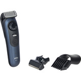 Braun BeardTrimmer 7 BT7520 Batería 40 2 cm Mojado y seco Negro, Azul, Cortapelo para barba negro/Azul, Lavable, Batería, Negro, Azul