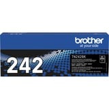 Brother TN-242BK cartucho de tóner 1 pieza(s) Original Negro 2500 páginas, Negro, 1 pieza(s)