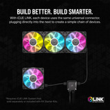 Corsair iCUE LINK RX120 RGB Triple Reacondicionado, Ventilador negro
