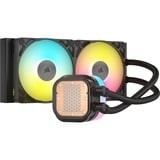 Corsair iCUE LINK TITAN 240 RX RGB, Refrigeración por agua negro