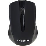 DICOTA D31659 ratón Ambidextro RF inalámbrico 1000 DPI negro, Ambidextro, RF inalámbrico, 1000 DPI, Negro