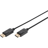 Digitus AK-340103-050-S, Cable negro