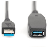 Digitus DA-73106, Cable alargador negro
