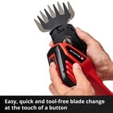 EINHELL 3410310, GE-CG 18/100 Li T-Solo, Podadora rojo/Negro