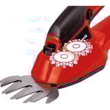 EINHELL Expert GE-CG 18 Li Solo - Tijera de césped inalámbrica (10 cm, 20 cm), color rojo, Podadora rojo/Negro, 20 cm), color rojo