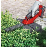EINHELL Expert GE-CG 18 Li Solo - Tijera de césped inalámbrica (10 cm, 20 cm), color rojo, Podadora rojo/Negro, 20 cm), color rojo