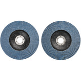 EINHELL Set de mopas abrasivas de 2 piezas Ø 150mm, K40 / K80, Rueda de esmeril 