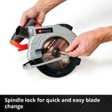 EINHELL TE-CS 18/190 Li BL - Solo, 4331210, Sierra circular rojo/Negro