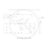 EKWB 3831109832653 accesorio o pieza de sistema de refrigeración para ordenador Bloque de agua, Refrigeración por agua negro, Bloque de agua, Acetal, Níquel, Negro, Plata, 275 mm, 124 mm, 20,5 mm