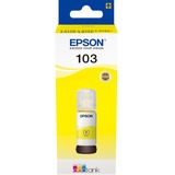 Epson 103 EcoTank Yellow ink bottle (WE), Tinta Amarillo, Epson, Epson L5190 / L3156 / L3151 / L3150 / EcoTank L3110, 65 ml, Inyección de tinta, Indonesia
