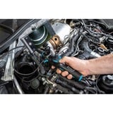 Hazet Juego de videoendoscopio HD con sonda giratoria 360° Ø 3,9 mm, 4 piezas, Cámaras de inspección negro/Azul