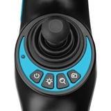 Hazet Juego de videoendoscopio HD con sonda giratoria 360° Ø 3,9 mm, 4 piezas, Cámaras de inspección negro/Azul