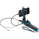 Hazet Juego de videoendoscopio HD con sonda giratoria 360° Ø 3,9 mm, 4 piezas, Cámaras de inspección negro/Azul