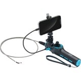 Hazet Juego de videoendoscopio HD con sonda giratoria 360° Ø 3,9 mm, 4 piezas, Cámaras de inspección negro/Azul