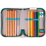 Herlitz 50043194, Cartera de escuela verde/Gris