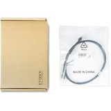 Icy Dock Cable SlimSAS x8 SFF-8654 > 2x SlimSAS x4 SFF-8654 negro