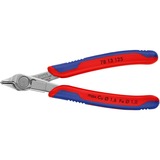 KNIPEX 78 13 125 alicate Alicates cortaalambres, Alicates eléctricos gris, Alicates cortaalambres, Acero, De plástico, Azul/Rojo, 12,5 cm, 57 g