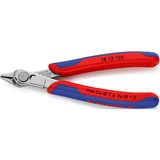 KNIPEX 78 13 125 alicate Alicates cortaalambres, Alicates eléctricos gris, Alicates cortaalambres, Acero, De plástico, Azul/Rojo, 12,5 cm, 57 g