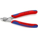 KNIPEX 78 13 125 alicate Alicates cortaalambres, Alicates eléctricos gris, Alicates cortaalambres, Acero, De plástico, Azul/Rojo, 12,5 cm, 57 g