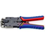 KNIPEX 97 51 12 SB, Crimpadora azul/Rojo