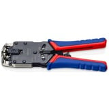 KNIPEX 97 51 12 SB, Crimpadora azul/Rojo