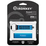 Kingston IronKey Keypad 200 256 GB, Lápiz USB 