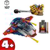 LEGO Capitán América vs. Thanos, Juegos de construcción Juego de construcción, 4 año(s), Plástico, 107 pieza(s), 291 g