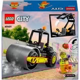 LEGO City 60401 Apisonadora de Juguete, Maqueta de Camión y Minifigura, Juegos de construcción Maqueta de Camión y Minifigura, Juego de construcción, 5 año(s), Plástico, 78 pieza(s), 171 g